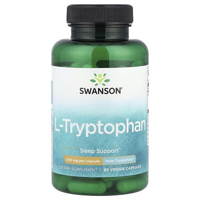 L-Tryptophan, 500 mg, 90 вегетарианских капсул