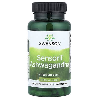 Swanson Vitamins Sensoril® Ashwagandha, 125 mg, 120 Capsules