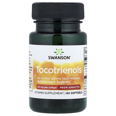 Tocotrienols From Annatto, 50 mg, 60 Softgels