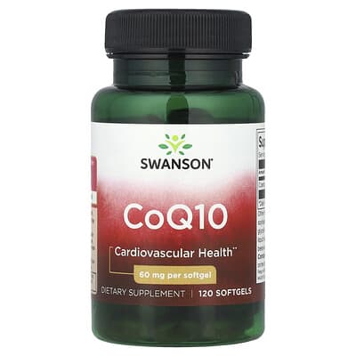 CoQ10, 60 mg, 120 мягких капсул