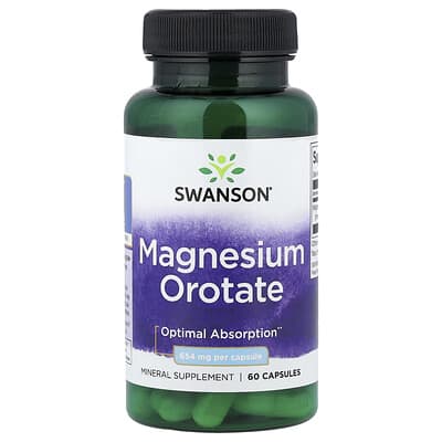 Магний оротат, 654 mg, 60 капсул