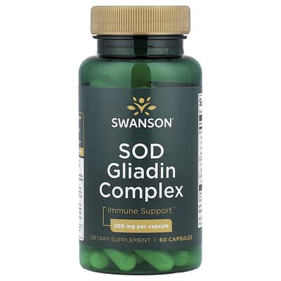 SOD Gliadin Complex, 300 mg, 60 капсул