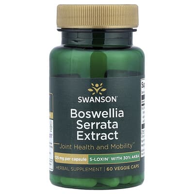 Экстракт Boswellia Serrata, 125 mg, 60 Veggie Caps
