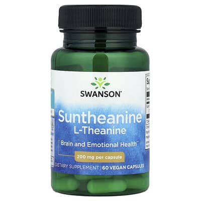 Suntheanine® L-Theanine, 200 mg, 60 веганских капсул
