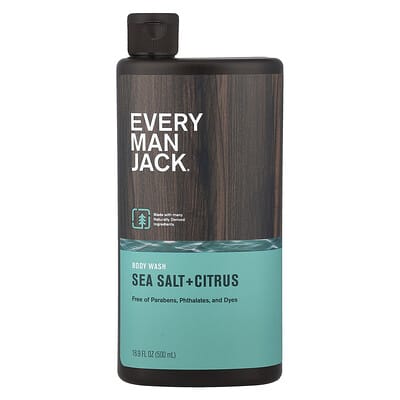 Гель для душа, Sea Salt + Citrus, 16.9 fl oz (500 ml)