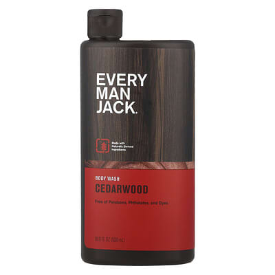 Body Wash, кедровое дерево, 16.9 fl oz (500 ml)
