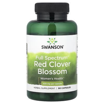 Full Spectrum® Red Clover Blossom, 430 mg, 90 капсул