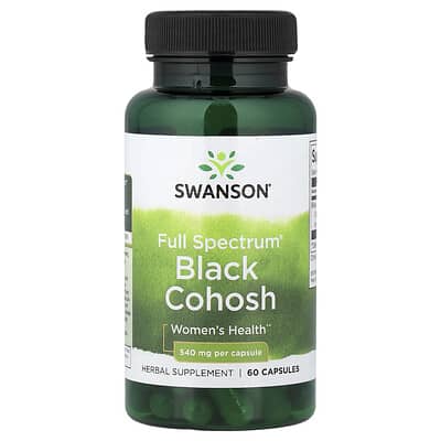 Full Spectrum® Black Cohosh, 540 mg, 60 капсул