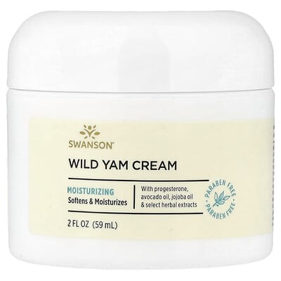 Swanson Vitamins крем с диким ямсом, 2 fl oz (59 ml)