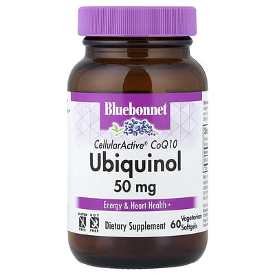 CellularActive® CoQ10 Ubiquinol, 50 mg, 60 вегетарианских мягких капсул