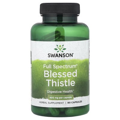 Swanson Vitamins Full Spectrum Blessed Thistle, 400 mg, 90 капсул