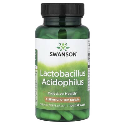 Lactobacillus Acidophilus, 1 Billion CFU, 100 капсул
