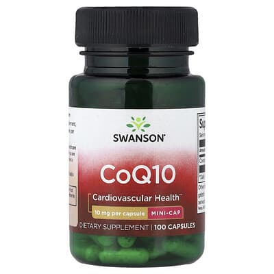 CoQ10, 10 mg, 100 капсул