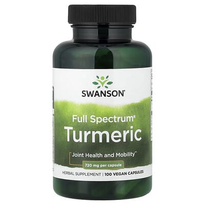 Full Spectrum® Turmeric, 720 mg, 100 веганских капсул