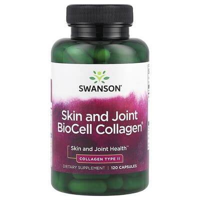 Коллаген Swanson Vitamins Skin and Joint BioCell® 120 капсул