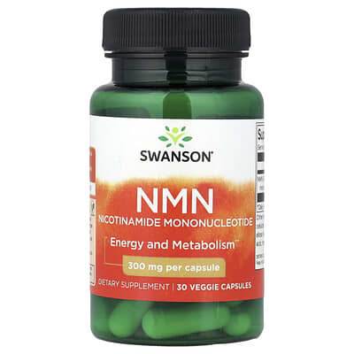 Swanson Vitamins NMN 300 mg 30 вегетарианских капсул