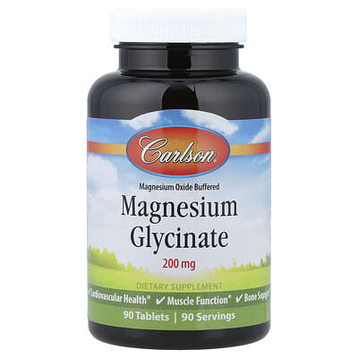Magnesium Glycinate, 200 mg, 90 Tablets