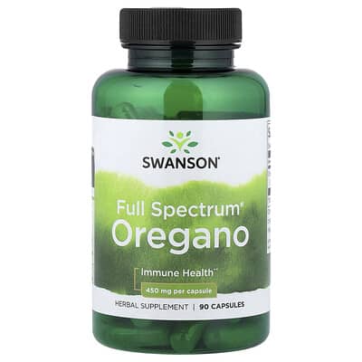 Full Spectrum® Oregano, 450 mg, 90 капсул