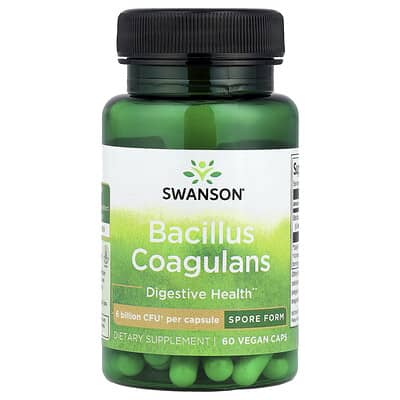 Bacillus Coagulans, 6 Billion CFU, 60 веганских капсул