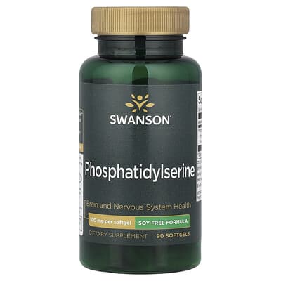 Phosphatidylserine, Soy-Free Formula, 100 mg, 90 Softgels