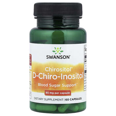 Chirositol® D-Chiro-Inositol, 85 mg, 60 Capsules
