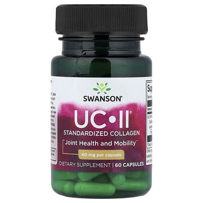 Стандартизированный коллаген UC-II® Standardized Collagen, 60 капсул