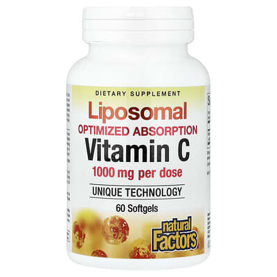 Liposomal Vitamin C, 60 Softgels (500 mg per Softgel)