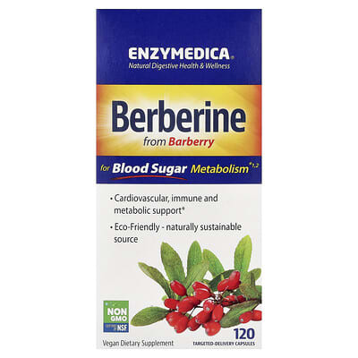 Berberine, 120 Capsules