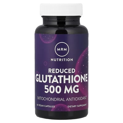 Редуцированный глутатион, 500 mg, 60 веганских капсул