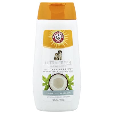 Ultra Fresh, 2 в 1 шампунь и кондиционер для щенков, кокос и вербена, 16 fl oz (473 ml)