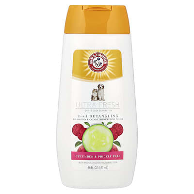 Arm & Hammer шампунь и кондиционер 2-in-1 для собак Cucumber & Prickly Pear 16 fl oz (473 ml)