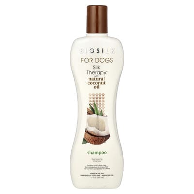 Biosilk Silky Therapy® с натуральным кокосовым маслом шампунь для собак 12 fl oz (355 ml)
