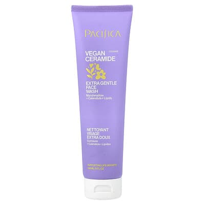 Веганная сыворотка с керамидами, Extra Gentle Face Wash, Fragrance Free, 5 fl oz (148 ml)