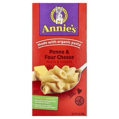 Pasta & Cheese, Penne & Four Cheese, 5.5 oz (156 g)