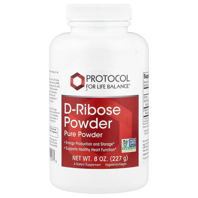 Порошок D-Ribose, 8 oz (227 g)