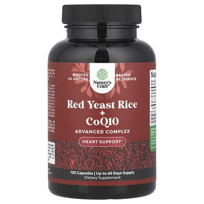 Red Yeast Rice + CoQ10, 120 капсул