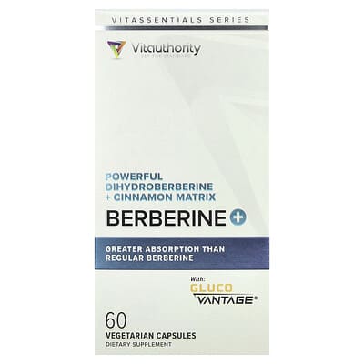 Berberine +, 60 Vegetarian Capsules