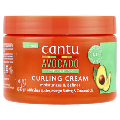 Увлажняющий крем для кудрей Cantu Avocado Hydrating Curling Cream 12 oz (340 g)