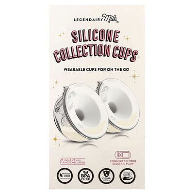 Silicone Collection Cups, 2 Count