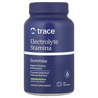 Electrolyte Stamina Gummies, Lemon Lime, 90 Gummies