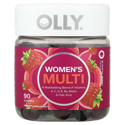 Женские витамины OLLY Blissful Berry, 90 жевательных таблеток