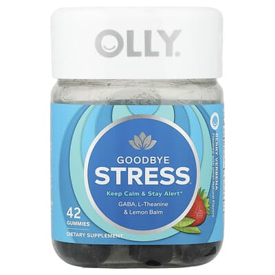 Goodbye Stress®, ягода и вербена, 42 мармеладные капсулы