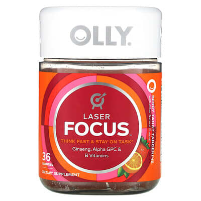 Желейные добавки Laser Focus®, Berry Tangy Tangerine, 36 шт.