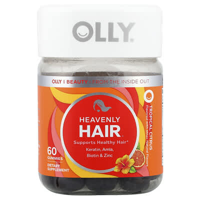Heavenly Hair®, Tropical Citrus, 60 жевательных витаминов