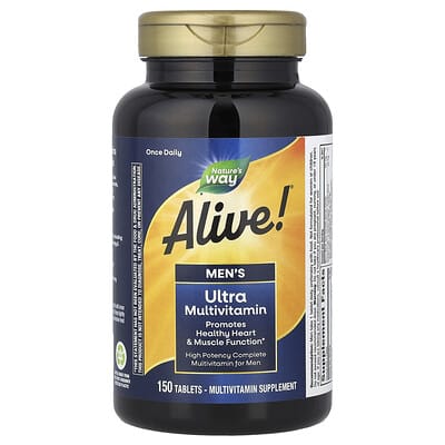 Alive!®, Men's Ultra Multivitamin, 150 Tablets