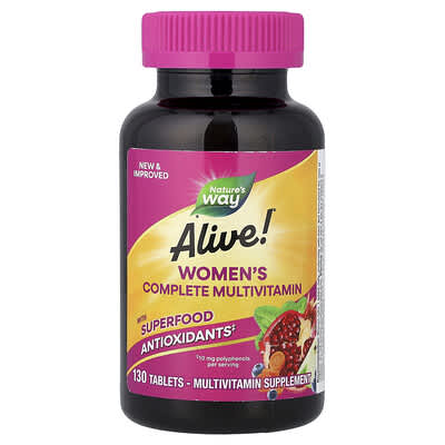 Alive!® Women's Complete Multivitamin, 130 Tablets
