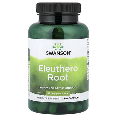 Eleuthero Root, 120 Capsules (425 mg per Capsule)