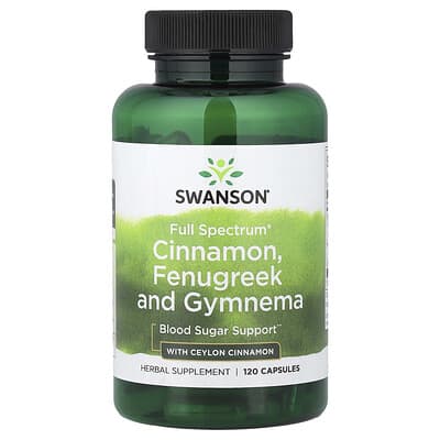 Full Spectrum® Cinnamon, Fenugreek, & Gymnema with Ceylon Cinnamon, 120 Capsules