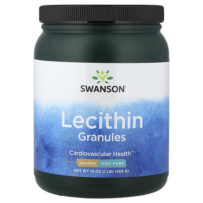Swanson Vitamins гранулы лецитина, 16 oz (454 g)