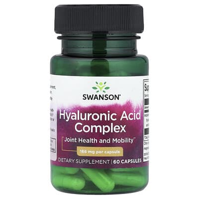 Hyaluronic Acid Complex, 166 mg, 60 Capsules